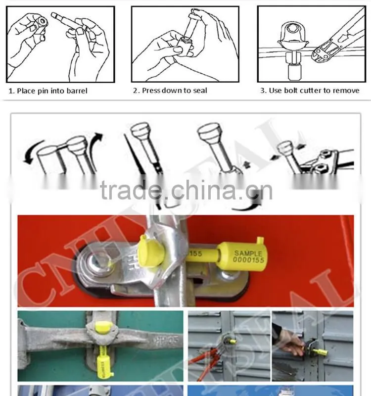 CH116 ISO17712 Plastic security bolt rfid seal