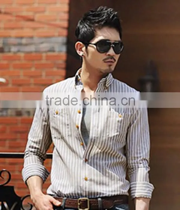 Compact combed cotton high quality colorful tartan plaid stripe shirts fabric