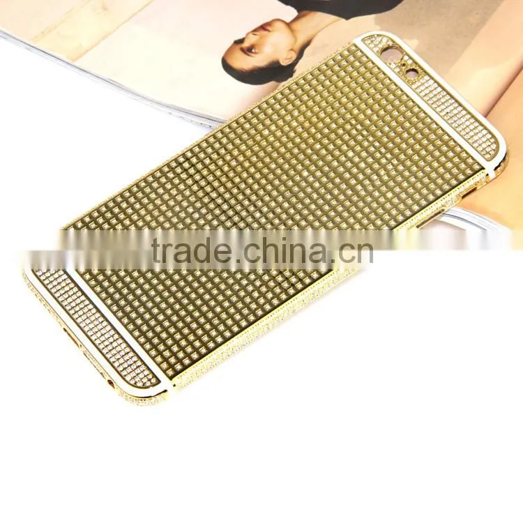 Mobile phone repair parts for iphone 6 diamond backcover for iphone6 diamond housing