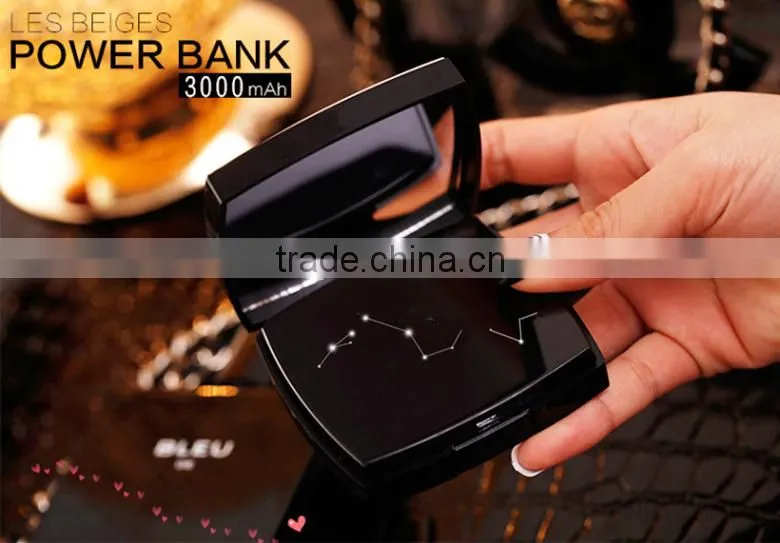 2016 Luxurious usb powerbank for female