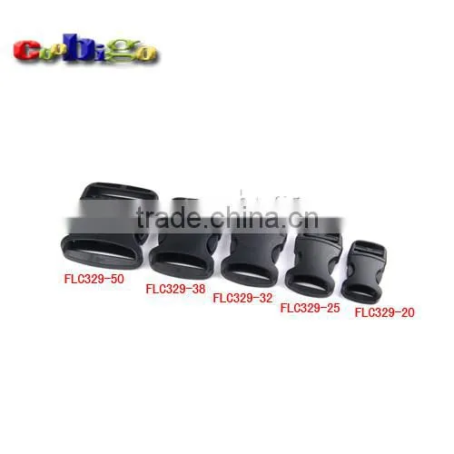 Plastic Arched Buckle For Backpack Straps Luggage Accessories #FLC329-20/25/32/38/50