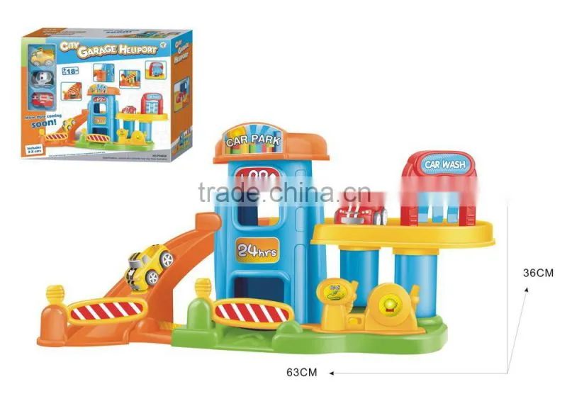 Newest Children Cartoon Pleasure Ground with plane and car