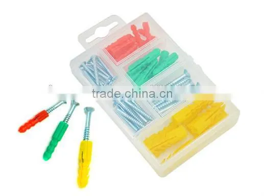 K-Mastet expansion pipe tool set zink plated wood screw hardware assorted box