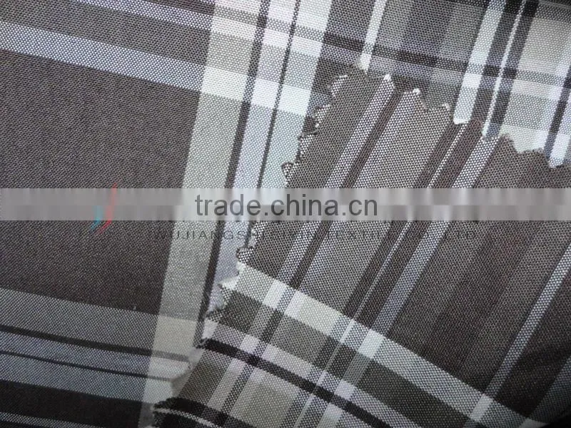 for men's shirt yarn dyed fabric
