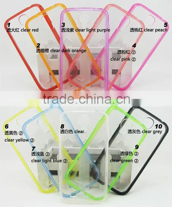 Factory wholesale mobile phone pc and tpu case for iphone 4