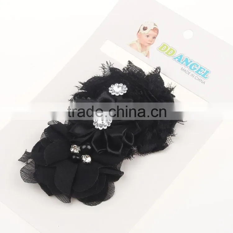 New baby flower elastic headband pretty new design hair band for sales