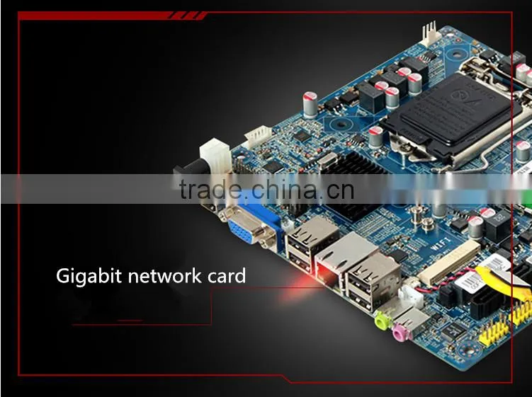 Quad core motherboard with integrated J1900 processor CPU, i5 mini itx desktop pc