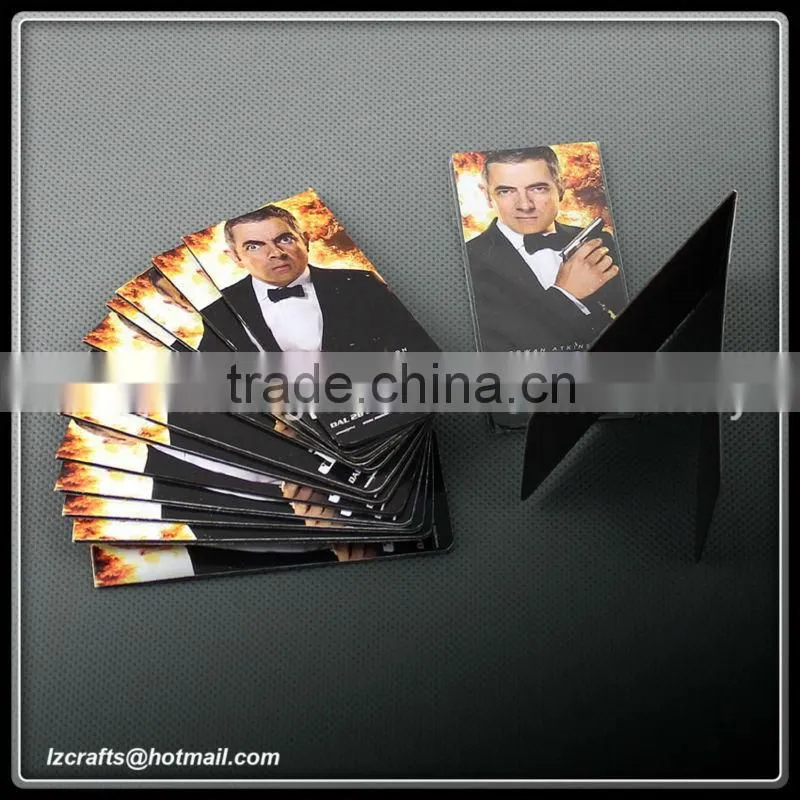 Magnet bookmark/custom folding magnetic bookmark/Double sided magnetic bookmark