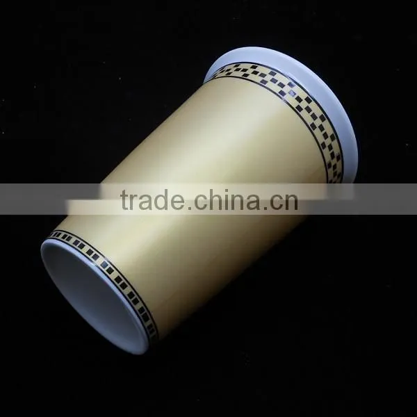 MDW002-9OZ mug with silicone lid single wall ceramic mug