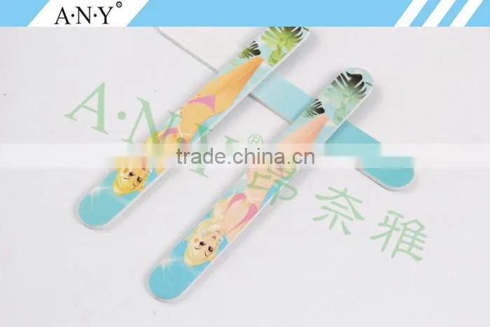 Nail Art Care Shaping and Polishing Customized Beauty Printing Nail File for Selling