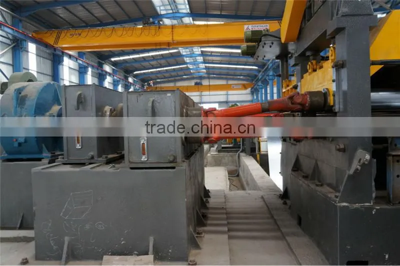 Servo motor cut to length line