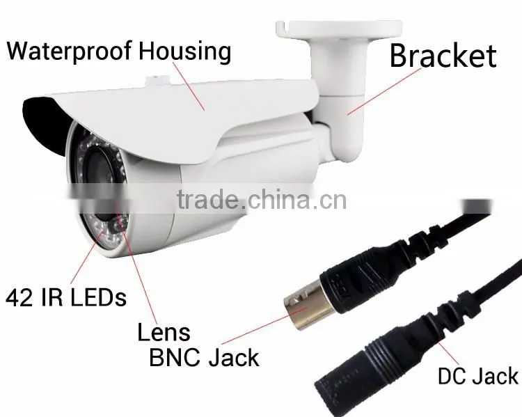 surveillance system security indoor AHD 1MP camera waterproof camera