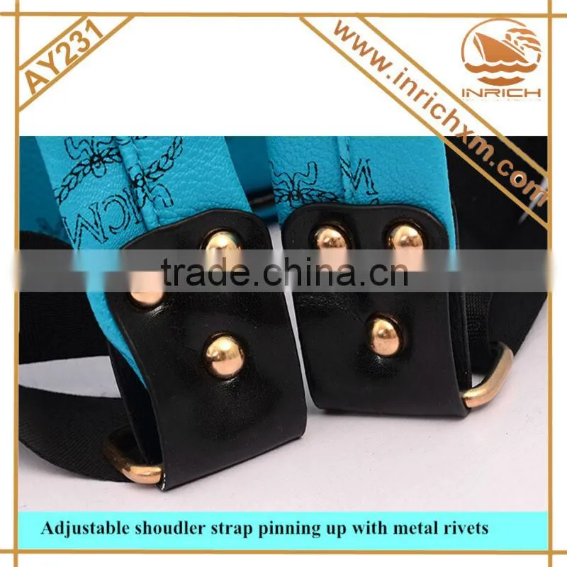 Quality PU High School Student Backpack For Girls