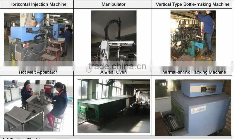 Factory sale glass vial with plastic sprayer