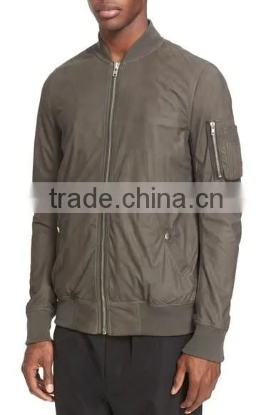 cheap high quality long bomber jacket wholesale for man