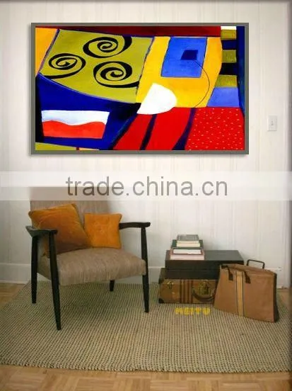 abstract modern oil painting on canvas