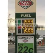green 12'' 8.889/10 digital numbers gas/oil/petrol station price led display