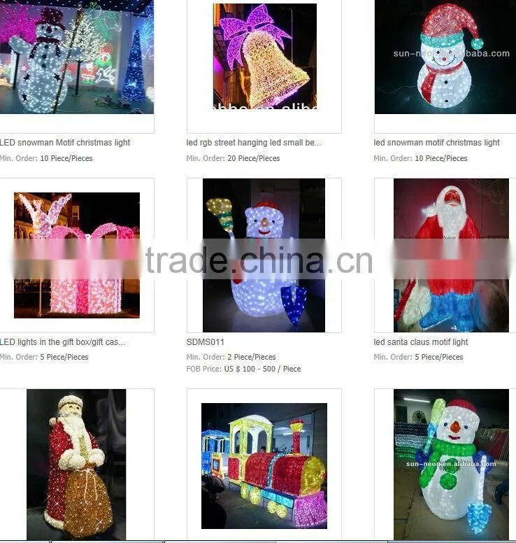 2016 Hot Sale Outdoor Christmas Street Light Decoration