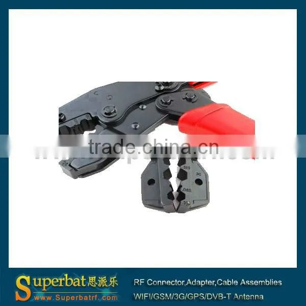 Crimper hex die RG58 RG59 RG62 RG6 LMR300 LMR240 stainless steel crimped wire mesh