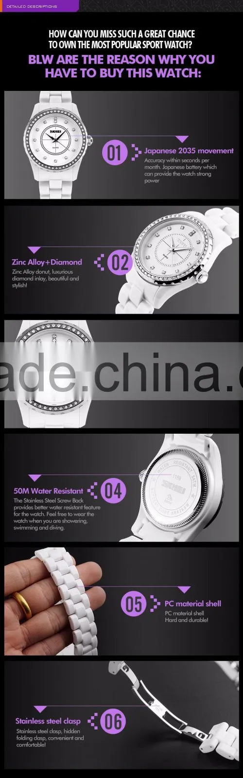 SKMEI Fashion Quartz Analogue Watch