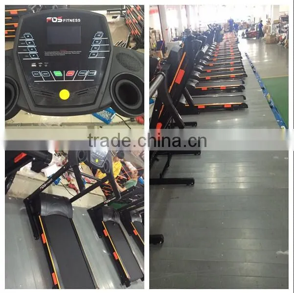 Motorized treadmill home use treadmill high quality treadmill with oil cylinder