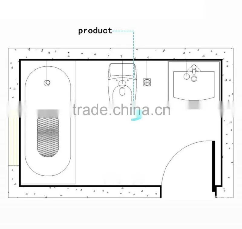 Modern LED sensor motion Activated toilet night light white