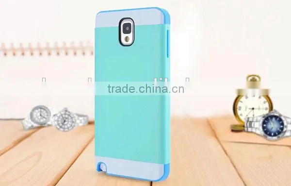New fashion simple style customized silicone rubber phone cover for samsung galaxy note 3