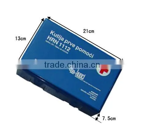 V-FB61 Plastic waterproof car first aid kit box with handle