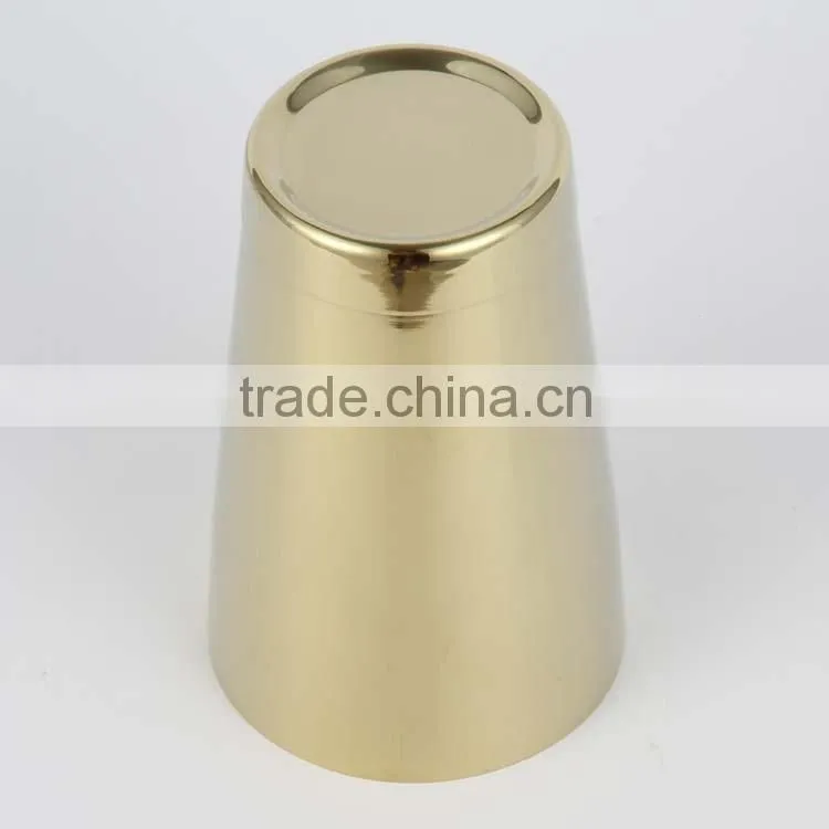Stainless steel Basic Bar Boston Shaker sets gold plated