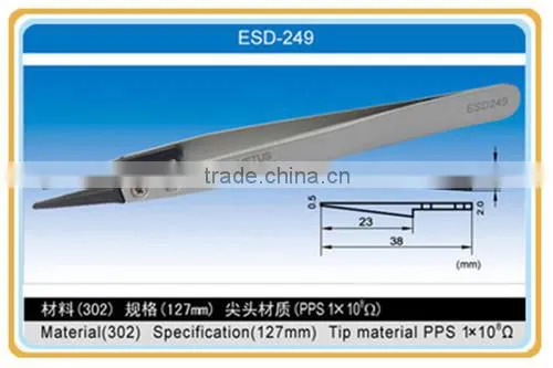 302 # ST Series Stainless Steel Replacement VETUS Tweezer for industrial use