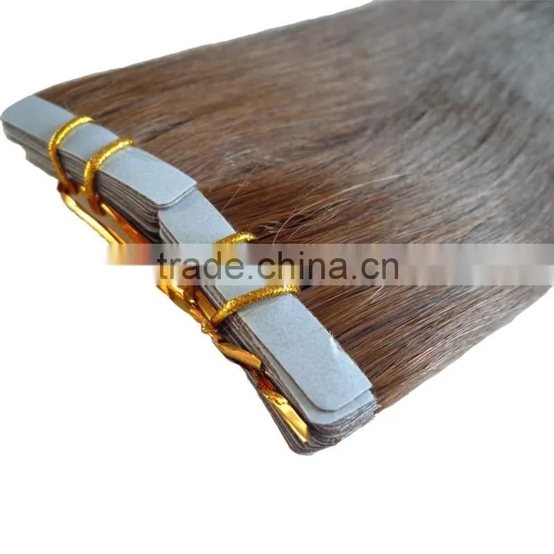 100% remy human hair no short hair inside double drawn hair extensions