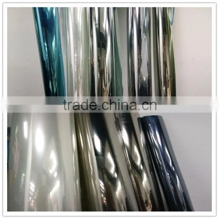 Black color 99% UV-rejection car static reusable window film