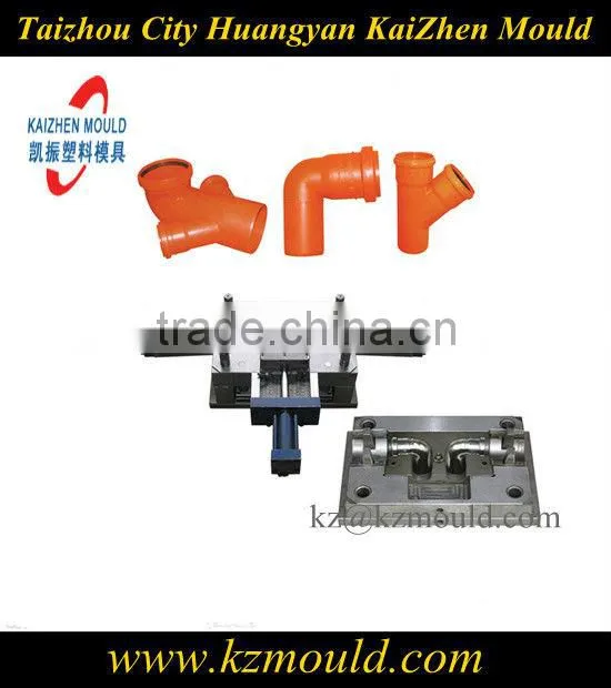 Different type different size plastic tub mould injection pipe fitting mould Huangyan mould factory