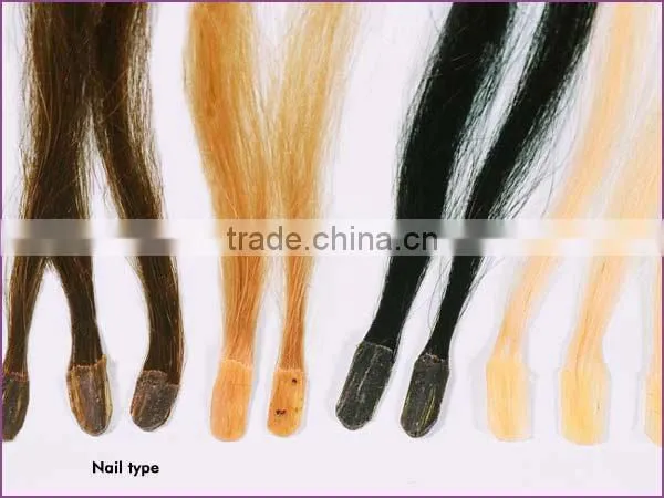 pre-bonded human hair extension/nail-tip human hair/hair products/hair extension