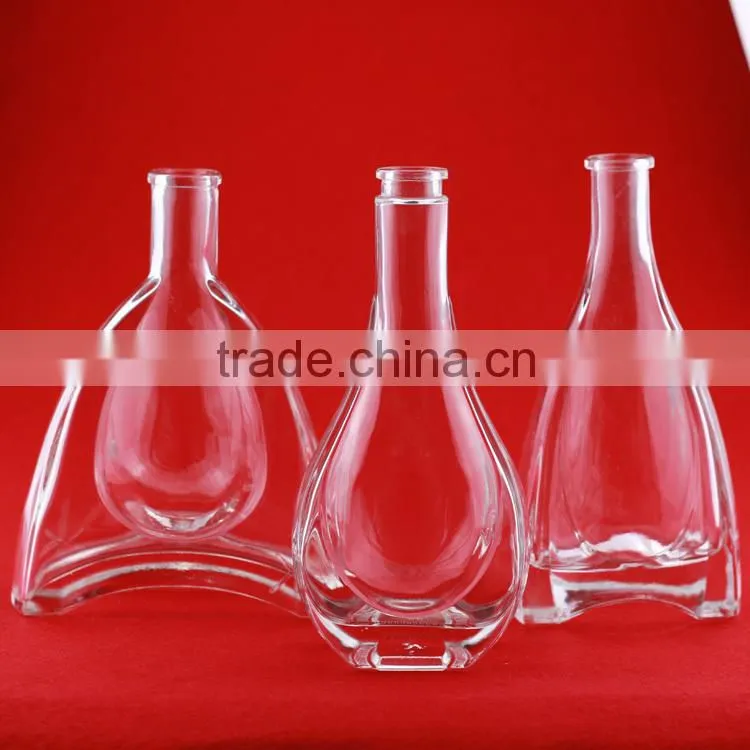 750ml frosted spirit bottle manufacturer matte white vodka glass bottle custom rum bottle