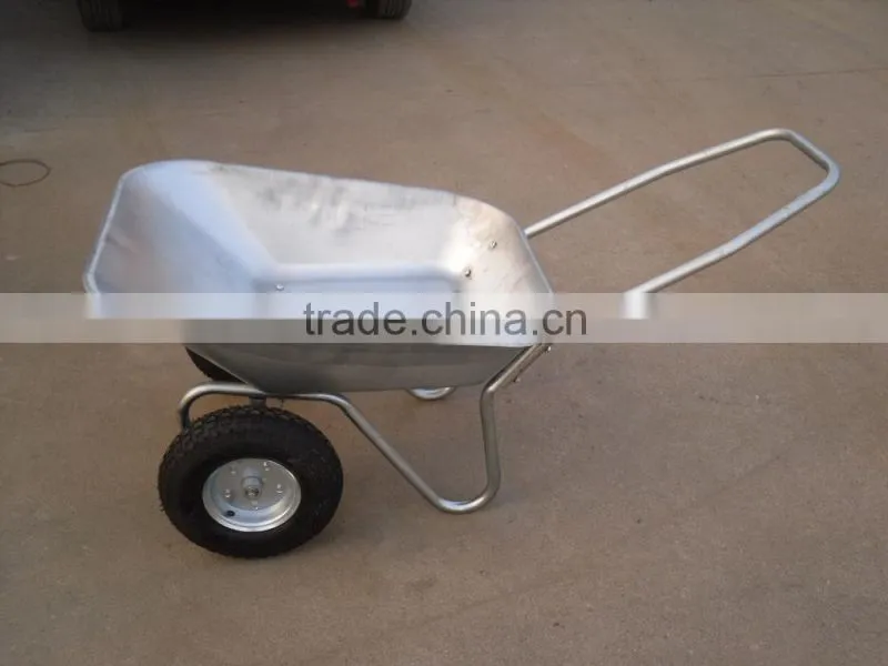 WB6211, hot selling in Russia and Europe garden two wheel wheelbarrow on Sale now"