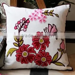 High Quality Household Embroidery Cotton Pillow Case Cover, Living Room Sofa Chair Office Squire Geometric Cushion Cover