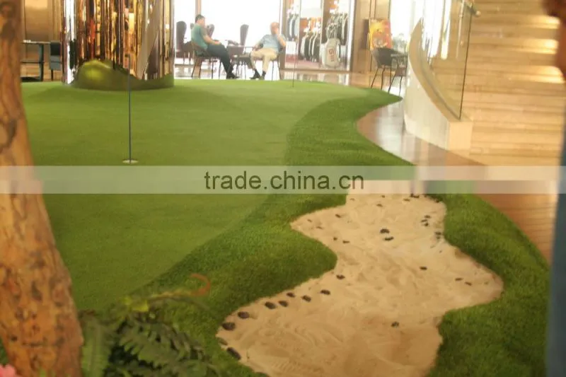 Golf court artificial turf plastic grass