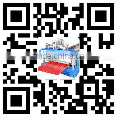 Large Construction glazed tile roof use and double forming machine