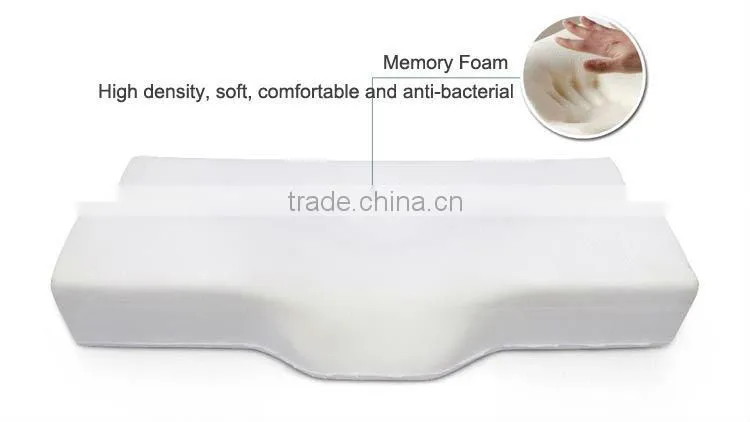 TOP Sale in Amazon half moon baby pillow memory foam pillow