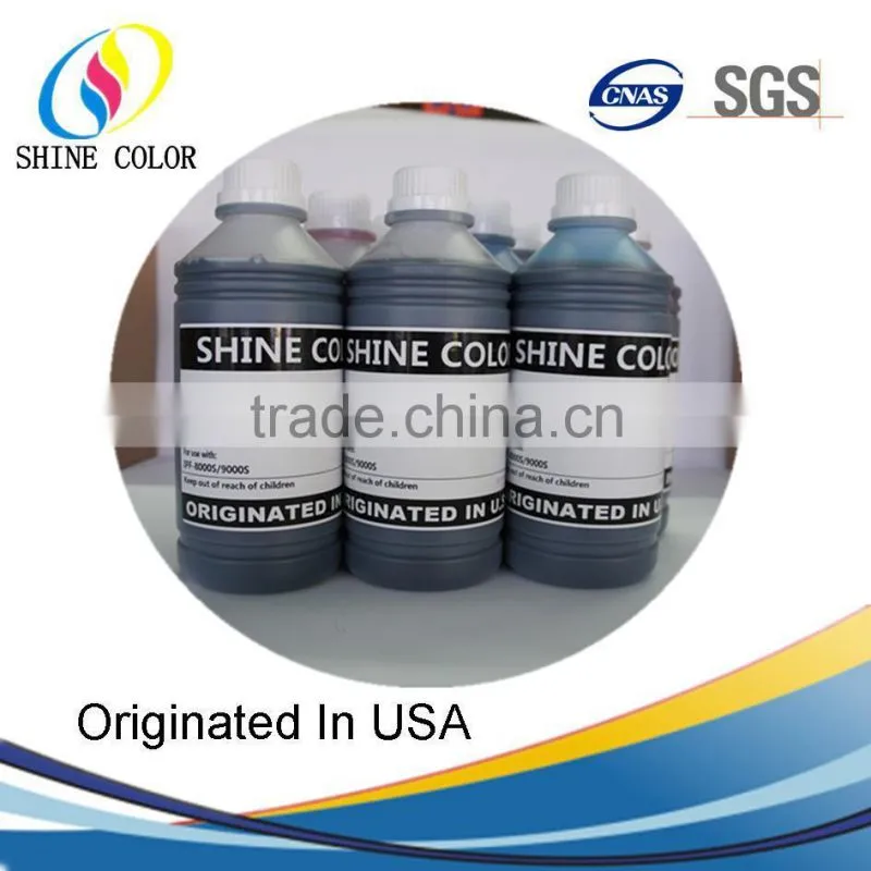 Bulk Buy 8 Color PFI701 PFI 701 bulk bottle UV ink for Canon IPF8000s 9000s