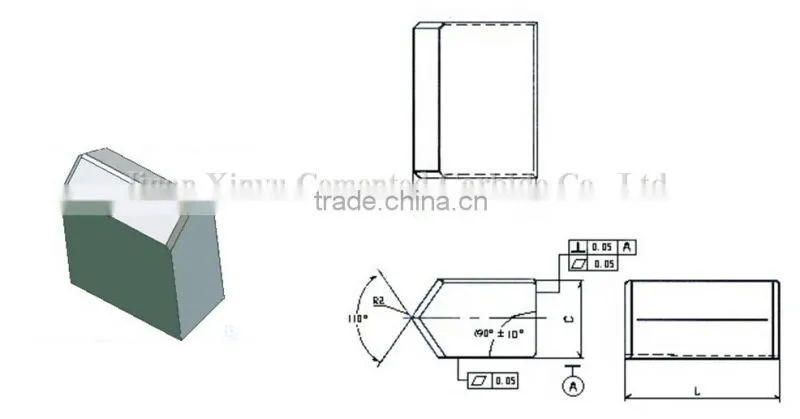 Custom made tungsten shield cutter from China/Cemented carbide products for shield cutter