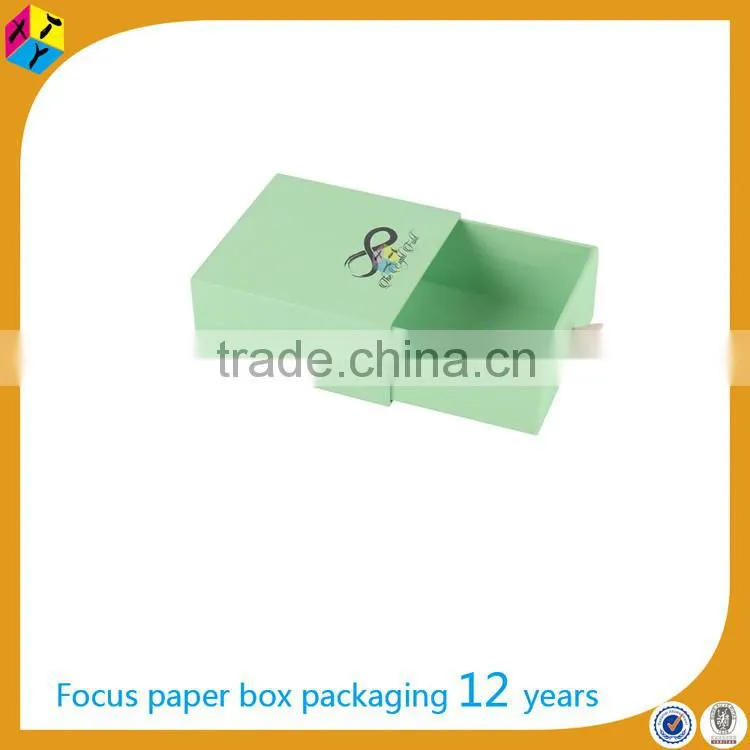 custom logo design cardboard box packaging for jewelry