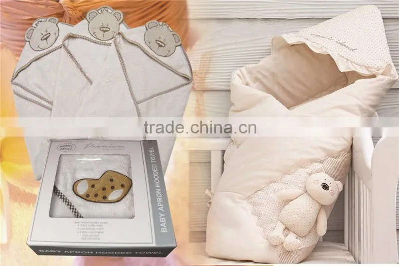 High Grade 100%cotton baby towel Terry Animal Pattern Baby Bath Towel