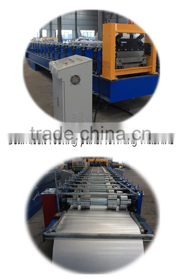 Boltless aluminium metal roof sheet forming machine