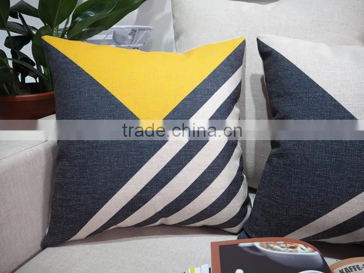 Geometric patterned printed Pillow Case home decorative hotel bed pillow covers