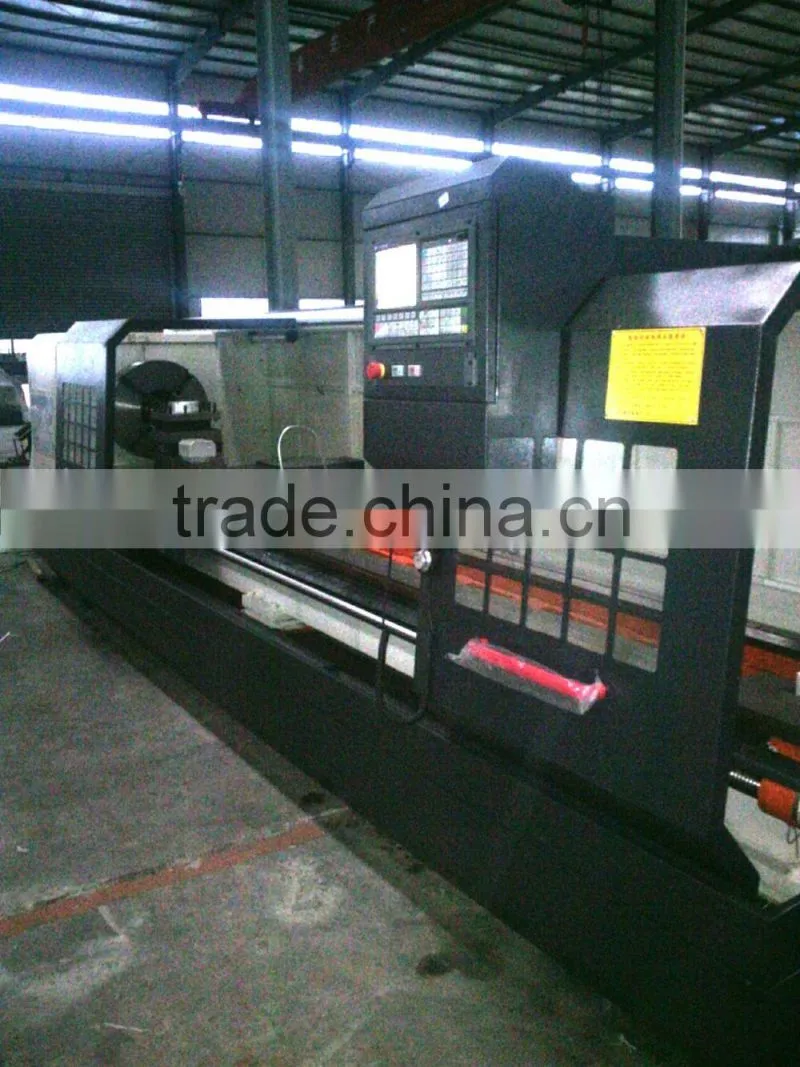 double chuck lathe CKG245A cnc turret lathe/tube threading machine