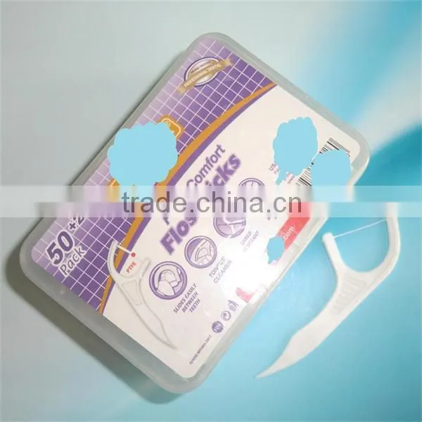 UHMWPE floss thread Dental Floss pick