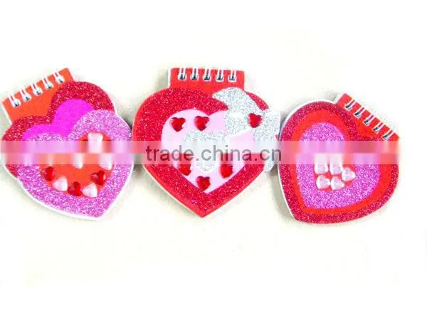 Mini notebook heart shape cheap journals notebooks