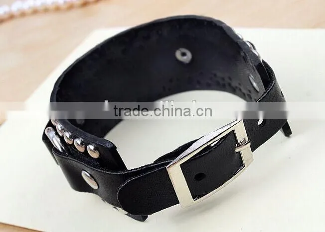 fashion leather bracelet for sale